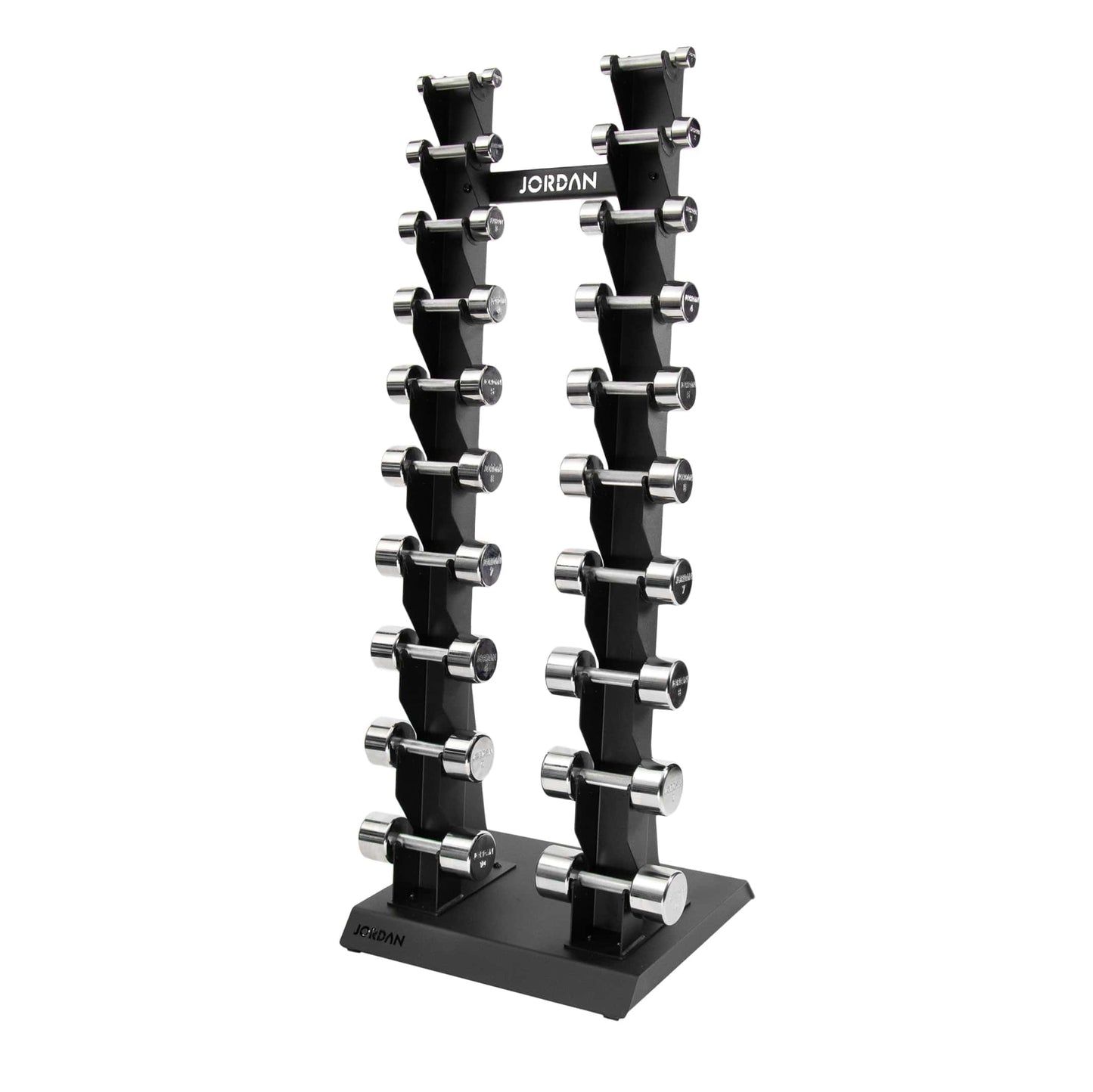 Jordan Vertical Dumbbell Single & Double Racks (S-Series) Black