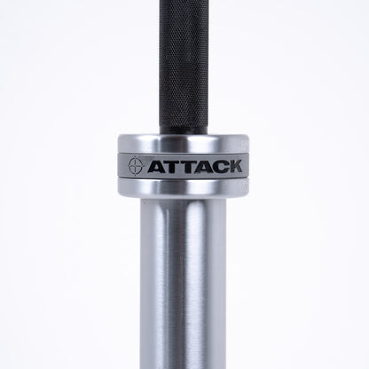 Attack Fitness Olympic 7ft Bar – Ceramic Coated Black