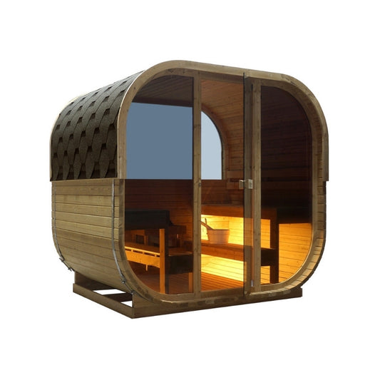 Global Relax DHARANI CUBE - Outdoor Steam Sauna 6 Persons