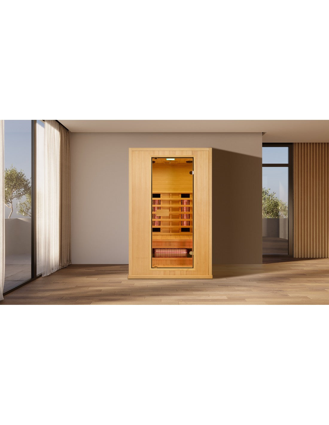 Global Relax DHARANI S2 PREMIUM - Indoor Infrared Sauna 1/2 Persons