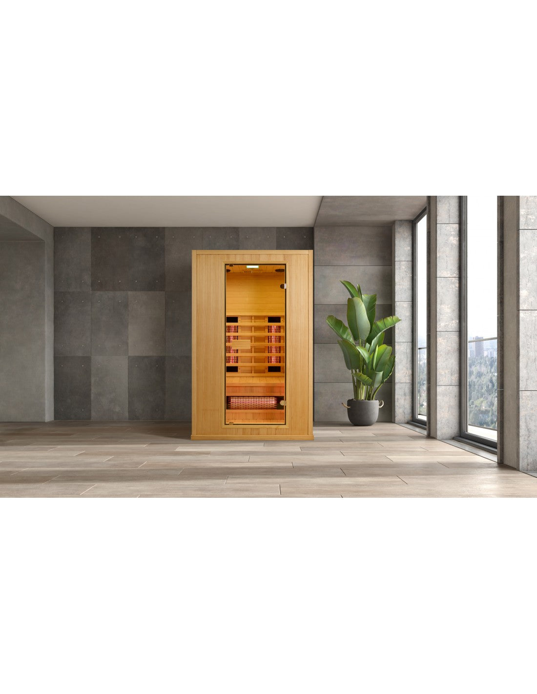 Global Relax DHARANI S2 PREMIUM - Indoor Infrared Sauna 1/2 Persons