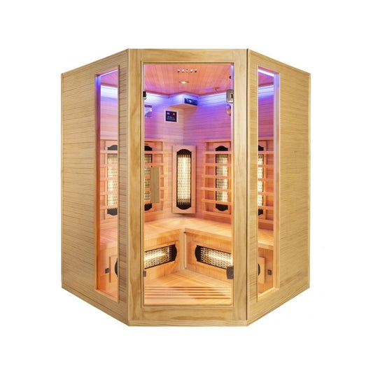 Global Relax DHARANI S4 - Indoor Full Body Infrared Sauna 4 Persons