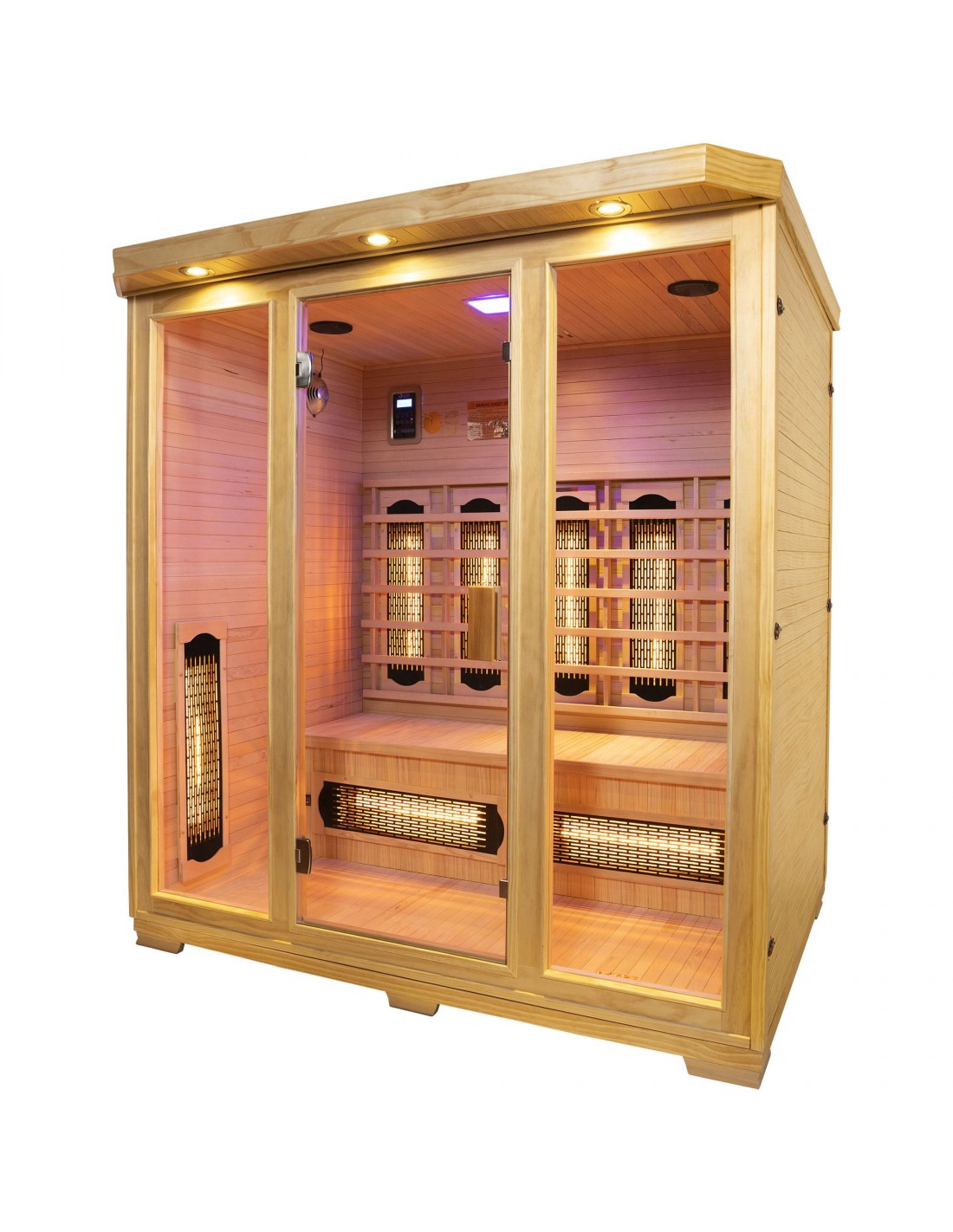 Global Relax DHARANI S4 PLUS - Indoor Full Body Infrared Sauna 4 Persons