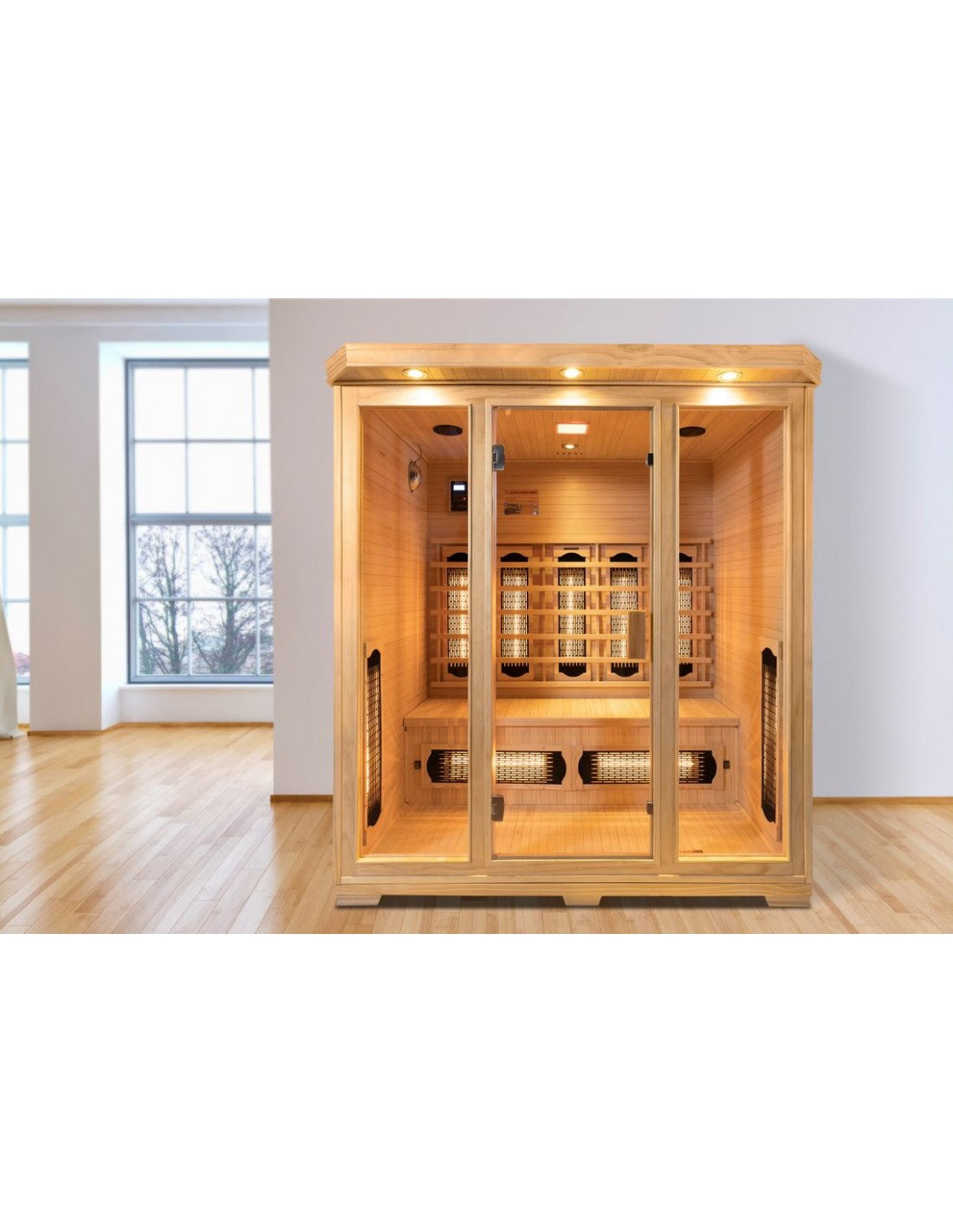 Global Relax DHARANI S4 PLUS - Indoor Full Body Infrared Sauna 4 Persons