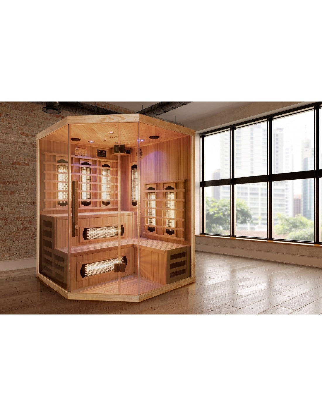 Global Relax DHARANI S5 - Indoor Full Body Infrared Sauna 5 Persons