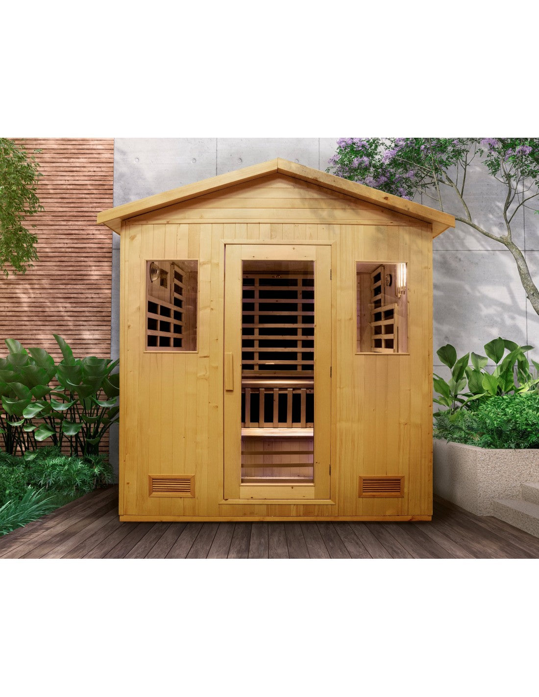 Global Relax DHARANI S5 OUTDOOR - Outdoor Steam Sauna 4/5 Persons