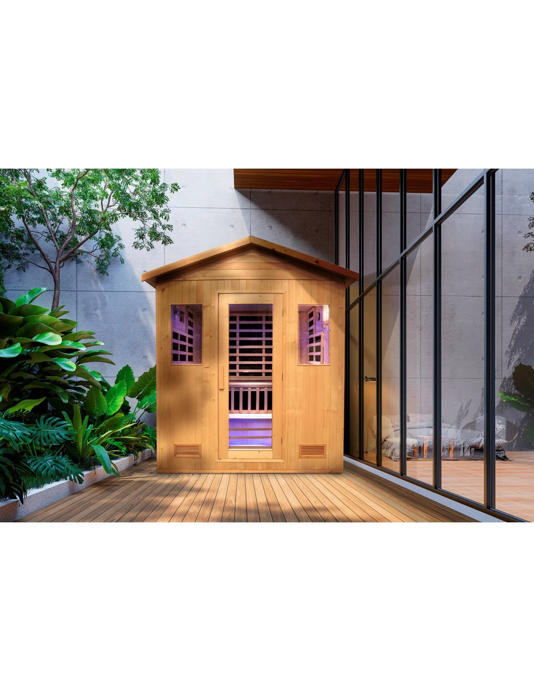 Global Relax DHARANI S5 OUTDOOR - Outdoor Steam Sauna 4/5 Persons