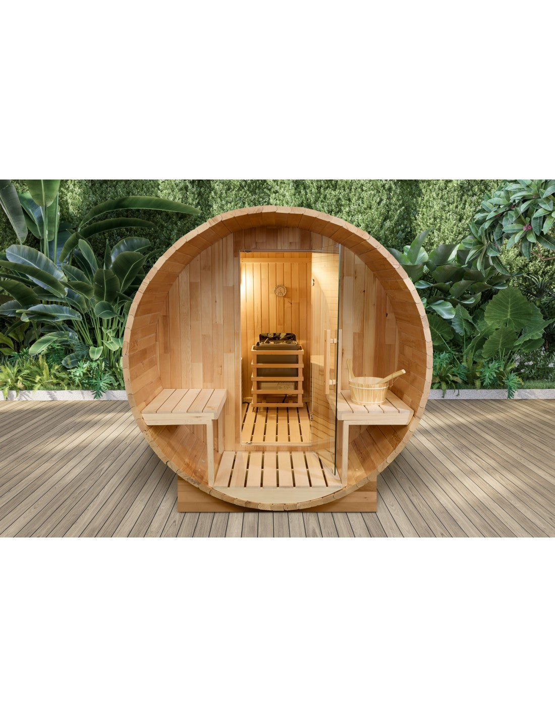 Global Relax DHARANI S6 - Outdoor Steam Sauna 6 Persons