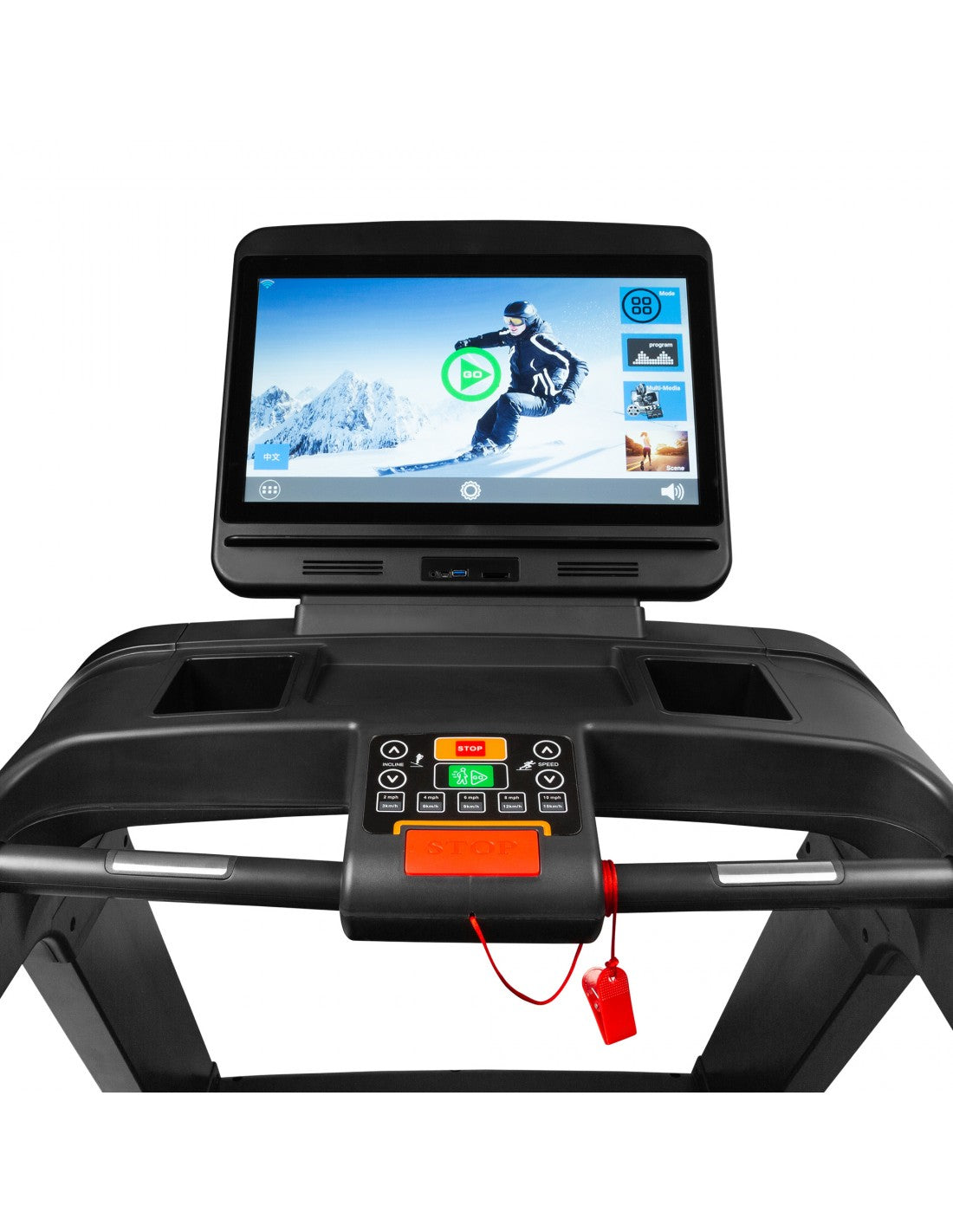 Global Relax KEIZAN X9 Treadmill Black TouchScreen